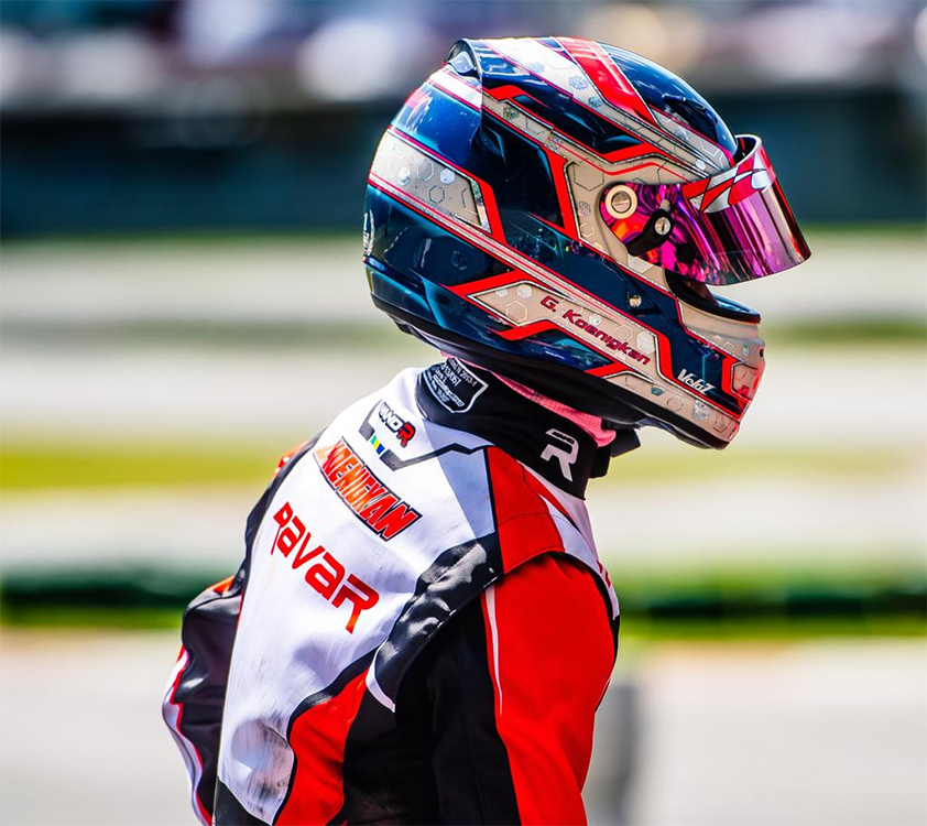 Gabriel Koenigkan prepara sua volta ao Campeonato Brasileiro após grave acidente no kartismo europeu