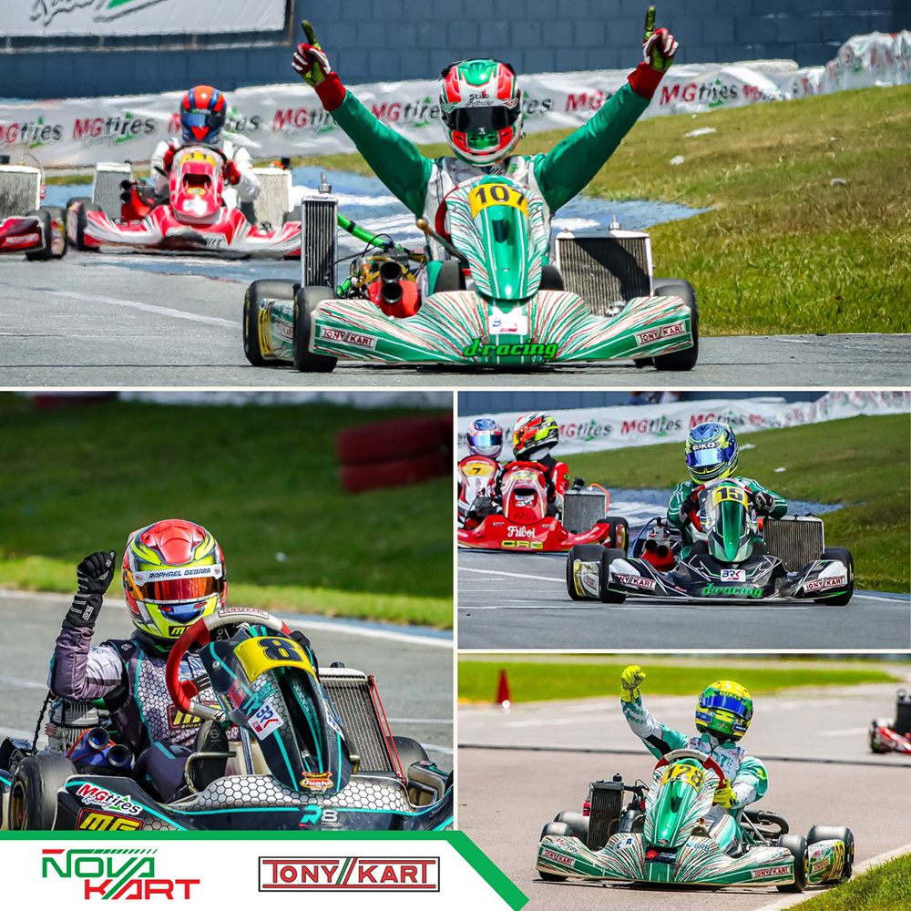 Com quatro títulos e seis vices, Tony Kart é a maior vencedora do 58º Campeonato Brasileiro